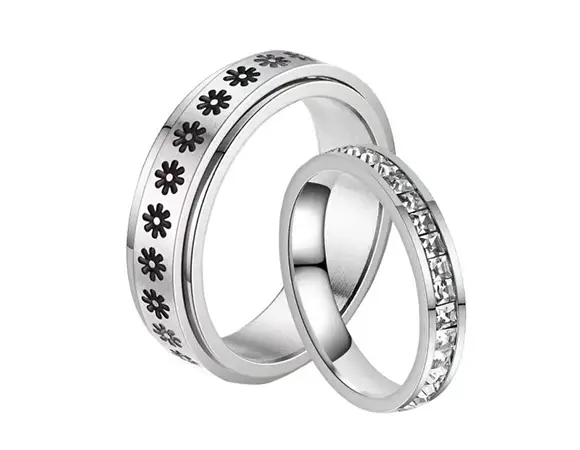 03 Innovative Stainless-Steel Wedding Rings