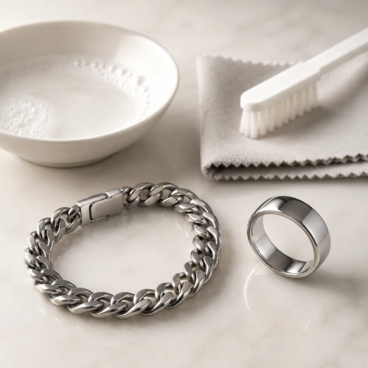 How to Clean Stainless Steel Jewelry: Factory Care Guide - Blog Header Image
